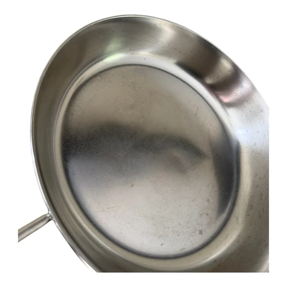 Vintage 1801 Revere Ware Copper Clad 10 inch Skillet‎ Fry Pan Lid USA